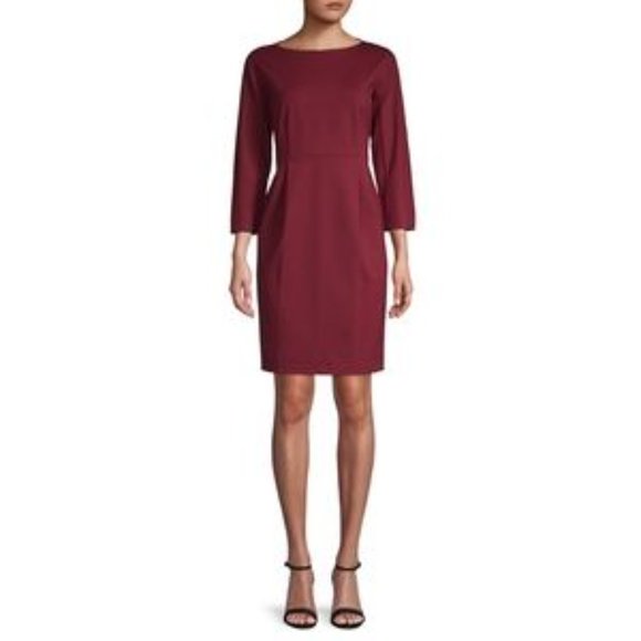 Classic Lafayette 148 New York Sheath Dress Pink sz Small - Picture 3 of 12